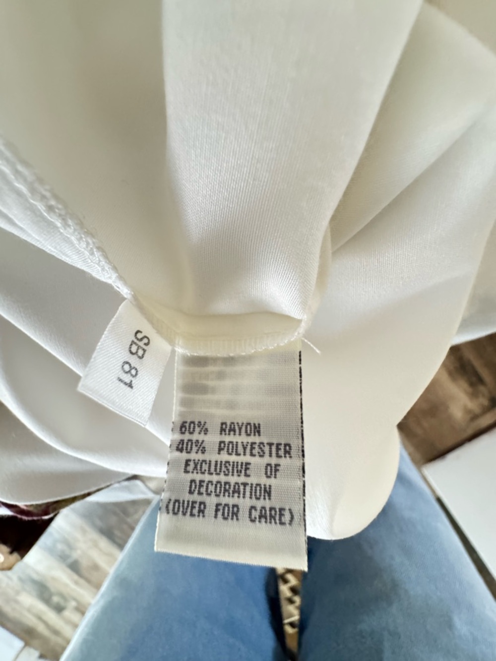 Richard Malcom Colorblock Linen Blazer in Cream, Tan & Black - Picture 7 of 8